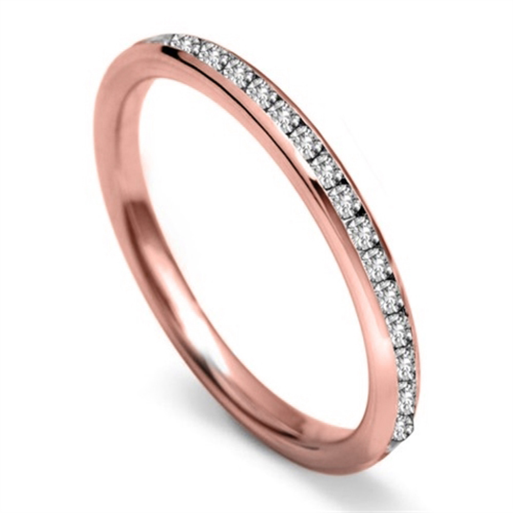 2mm Round Diamond 40% Wedding Ring R