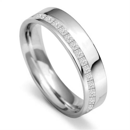 5mm Offset 60% Diamond Wedding Ring W