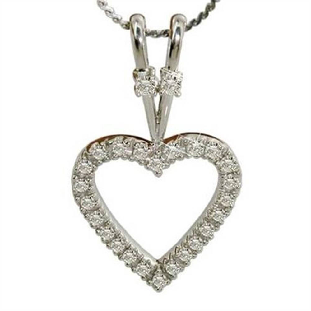 Diamond Heart Pendant P