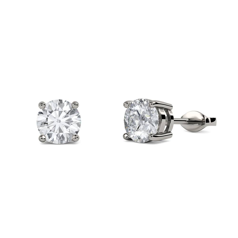 0.20ct VS/FG Round Stud Diamond Earrings P