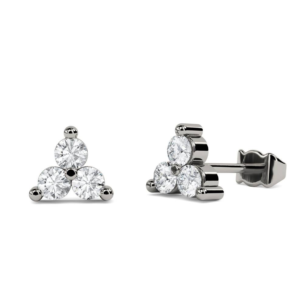 Round Diamond Designer Earrings P