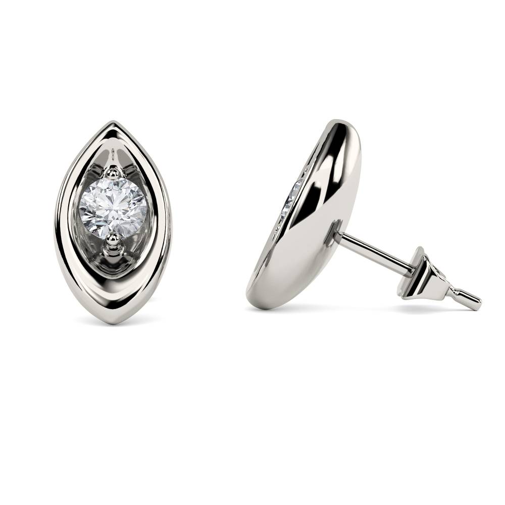Round Diamond Designer Earrings P