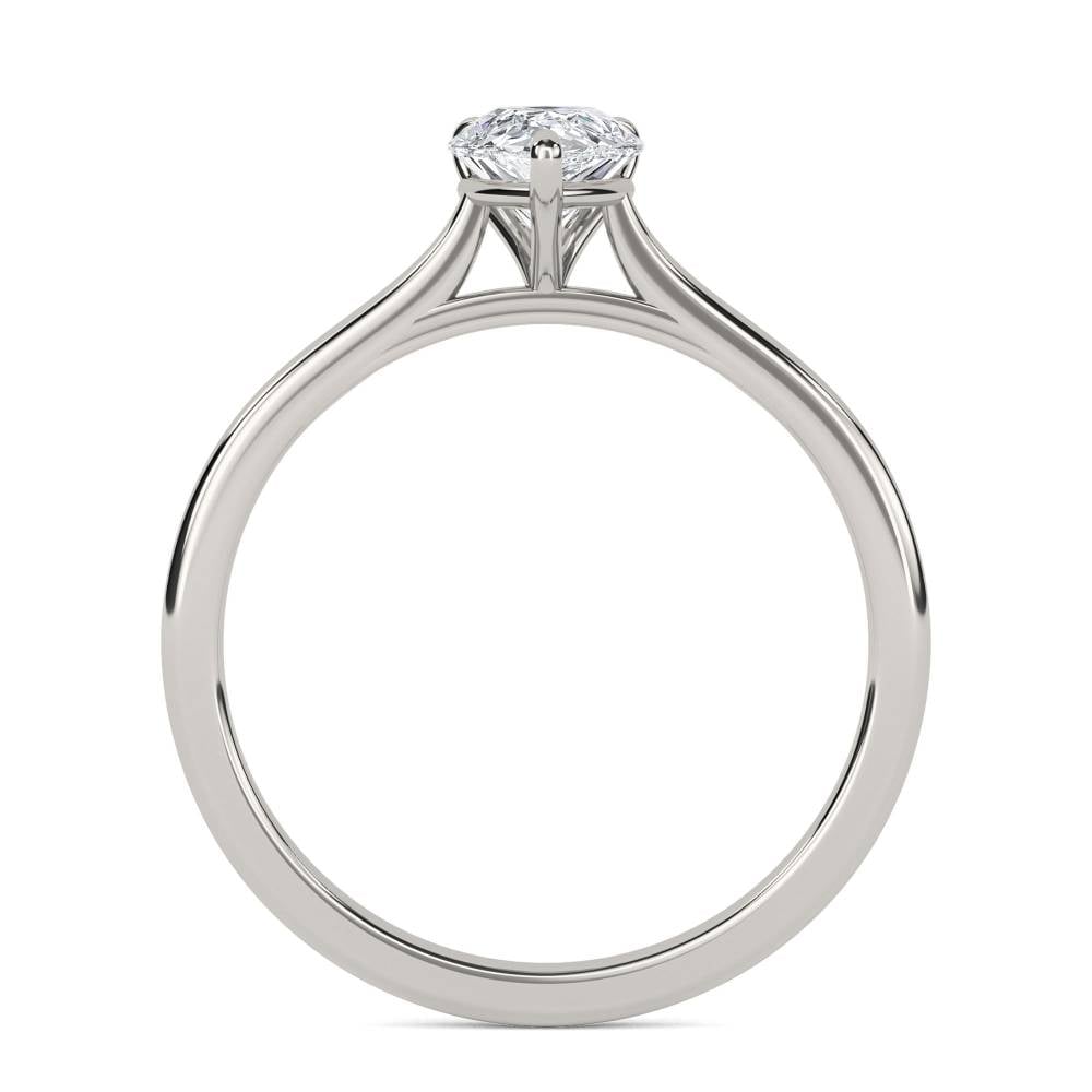 Pear Diamond Solitaire Ring P