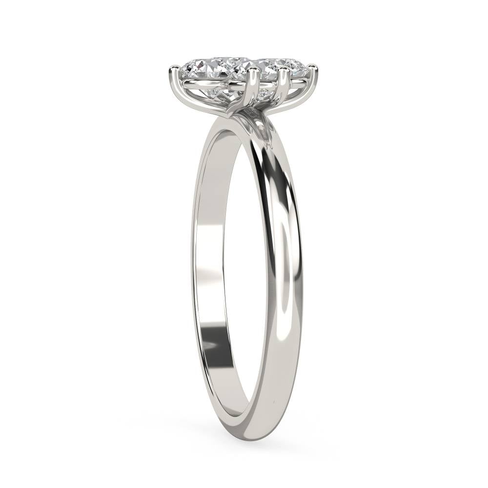 DHDOMR42016 4 Stone Round Diamond Ring P
