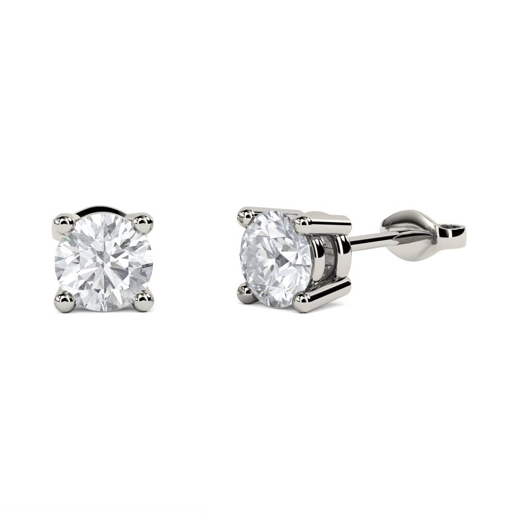 Unique Round Diamond Designer Earrings P