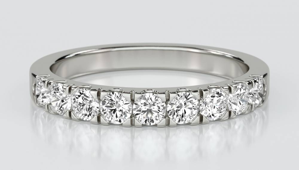 1.00ct Elegant Round Diamond Eternity Ring P