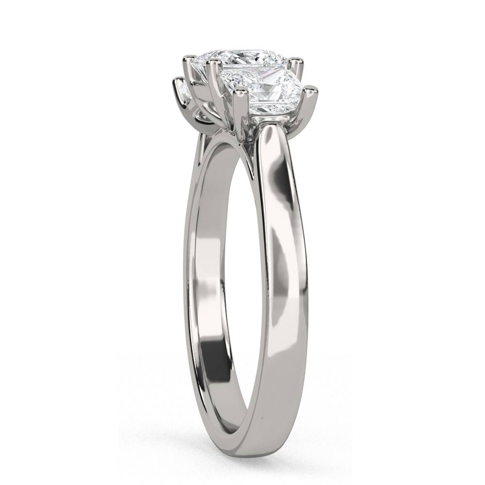 DHMT03346 Traditional Princess Diamond Trilogy Ring P