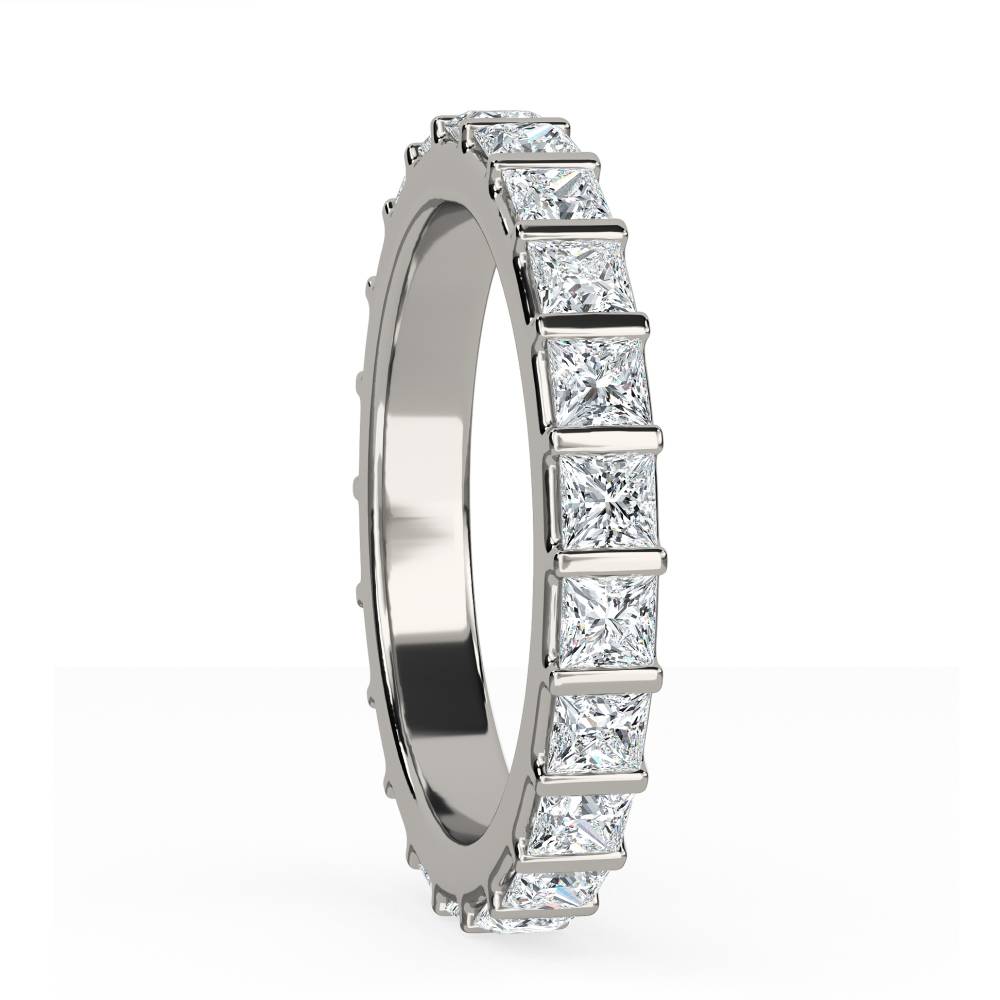 Unique Princess Diamond Eternity Ring P