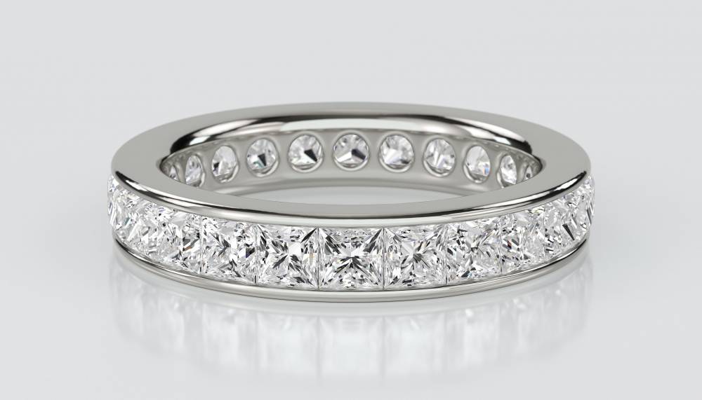 3.00ct Princess Diamond Full Eternity Ring P