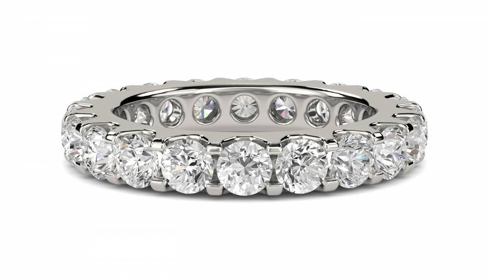 2.50ct Elegant Round Diamond Full Eternity Ring P
