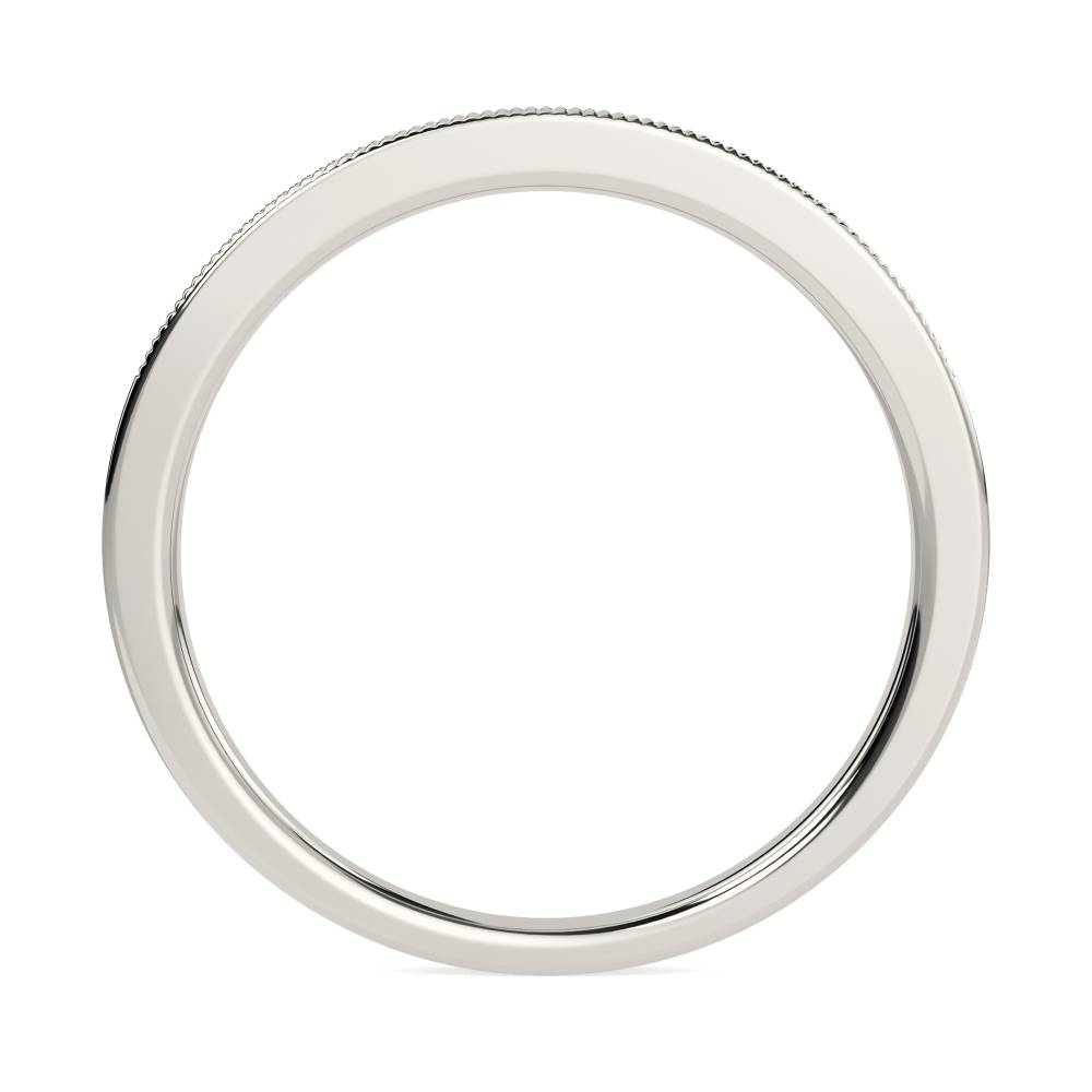 3mm Milgrain Round Diamond Eternity Ring P