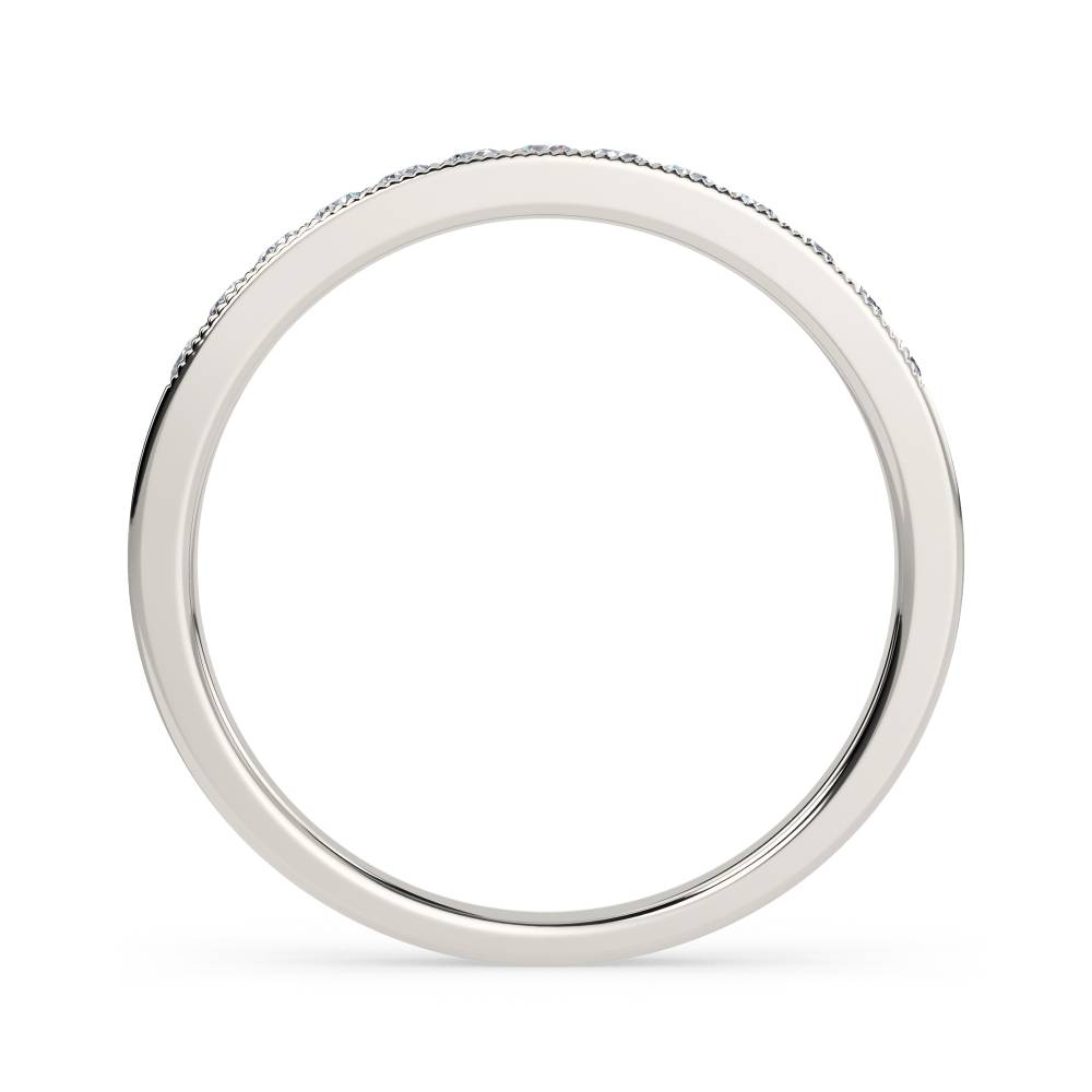2.5mm Milgrain Round Diamond Eternity Ring P