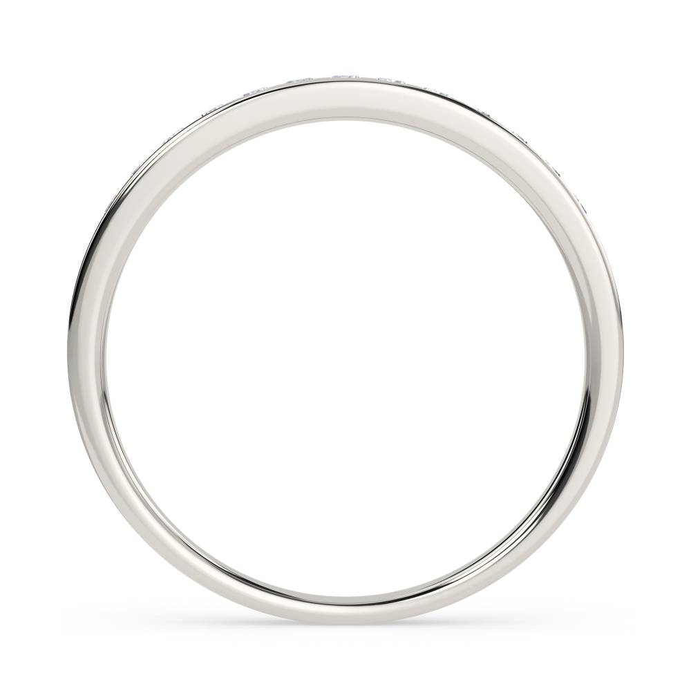 2mm Round Diamond Half Eternity Ring Image