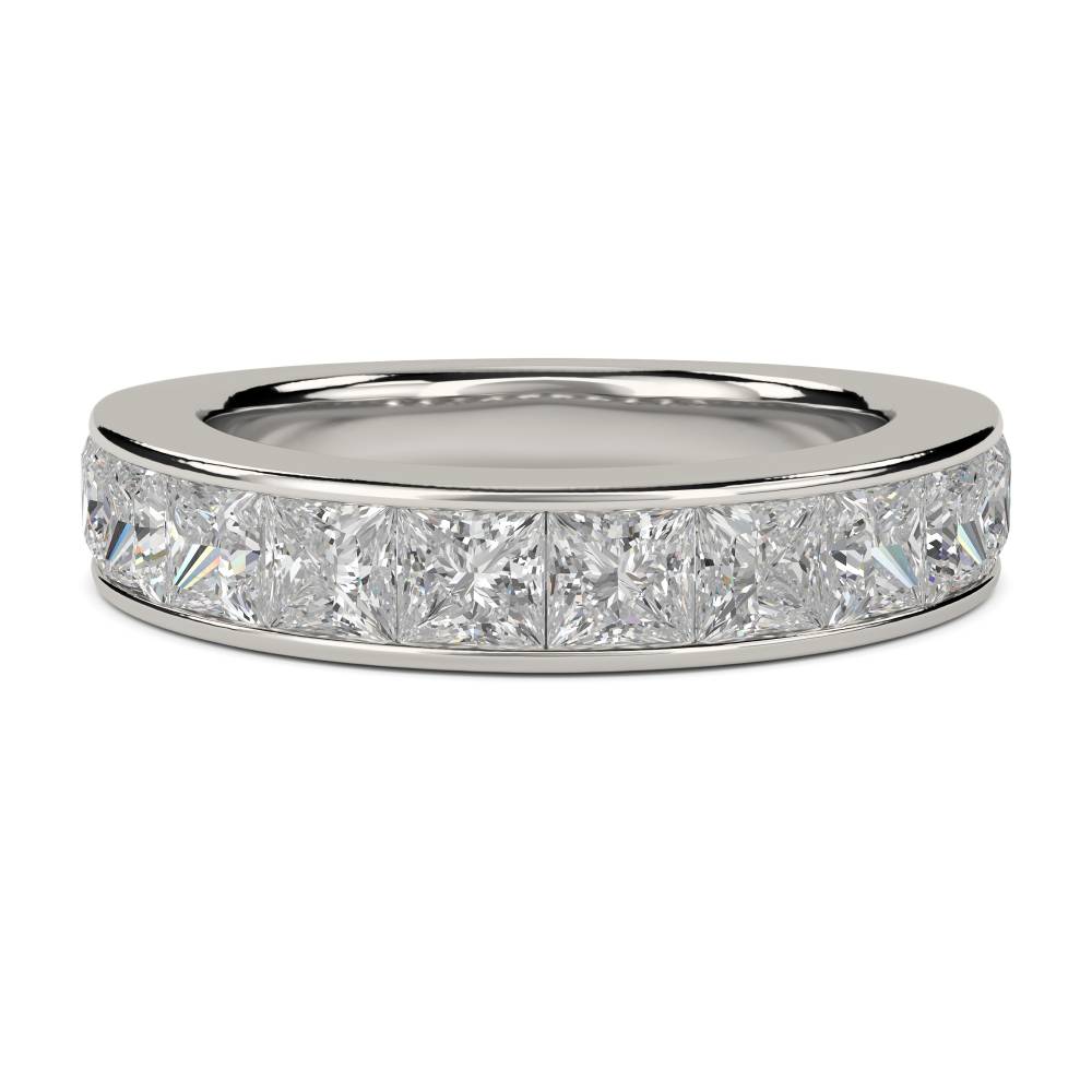 2.00ct Elegant Princess Diamond Eternity Ring P