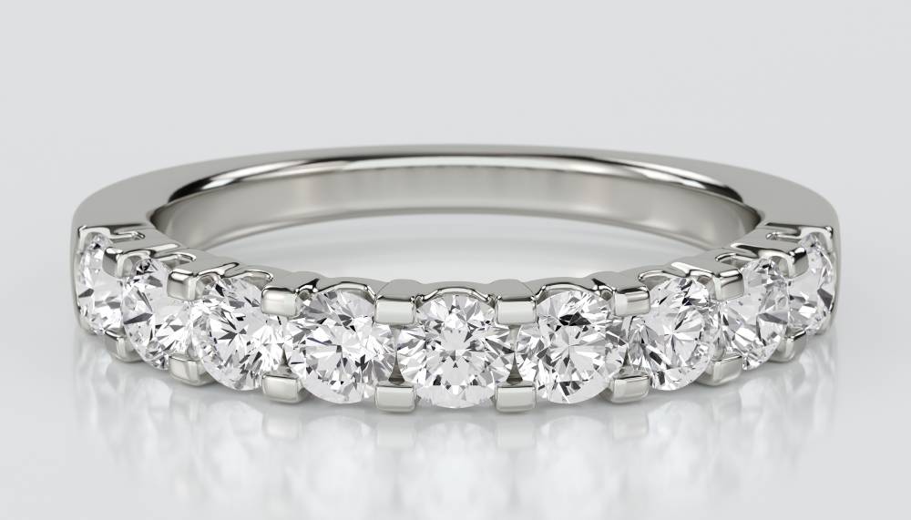 3mm Elegant Round Diamond Eternity Ring P