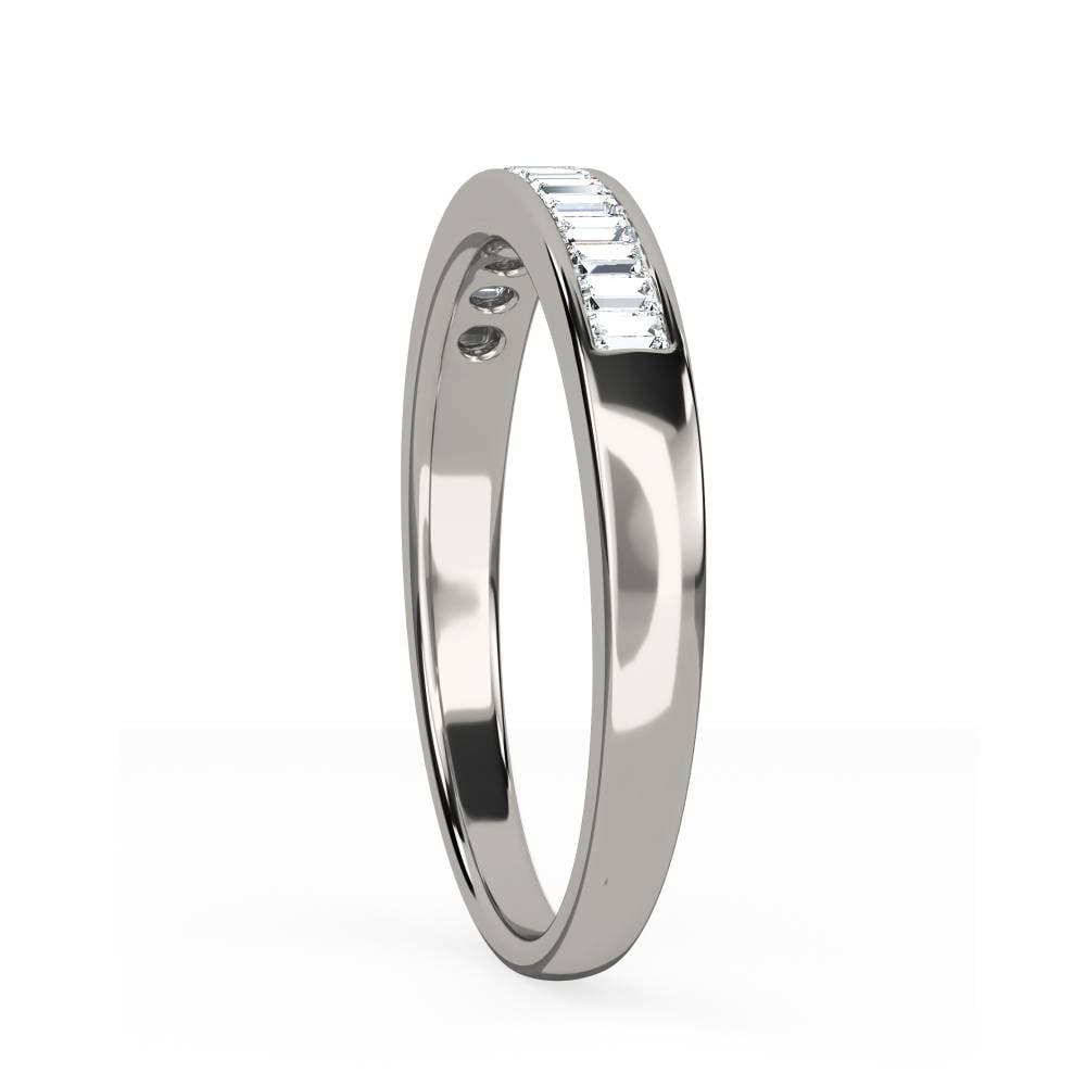 3mm Elegant Baguette Diamond Eternity Ring P
