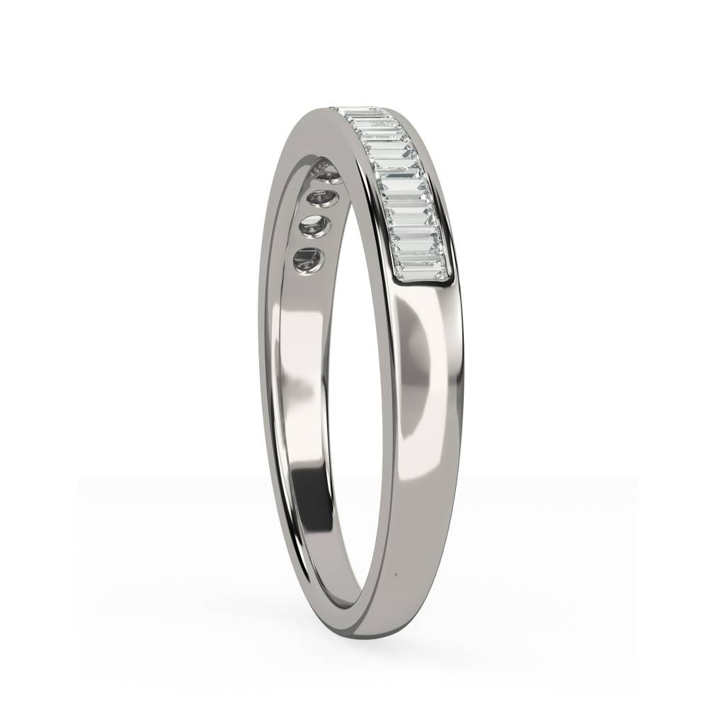 3.5mm Elegant Baguette Diamond Eternity Ring P