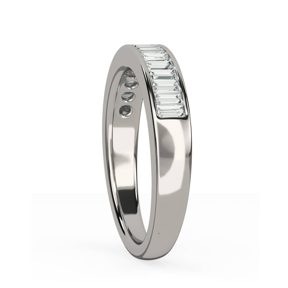 4mm Elegant Baguette Diamond Eternity Ring P