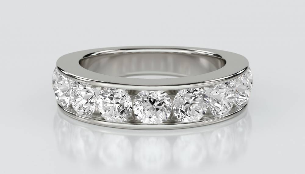 1.50ct Elegant Round Diamond Eternity Ring P