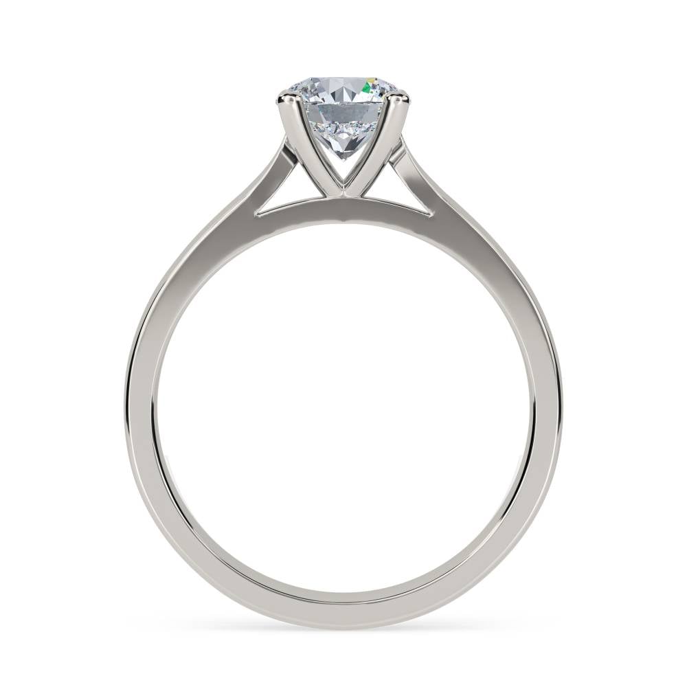 Traditional Round Diamond Solitaire Ring P