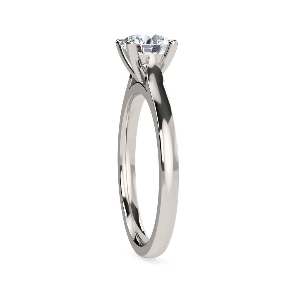 Traditional Round Diamond Solitaire Ring P