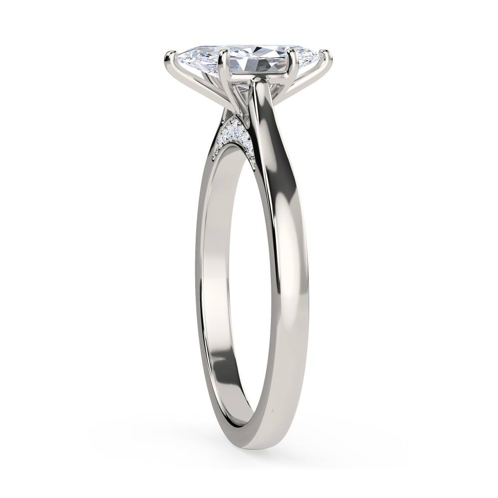 Elegant Marquise Diamond Engagement Ring P