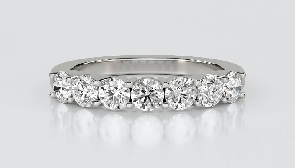 1.00ct VS/FG Round Diamond Cut Wedding Ring P