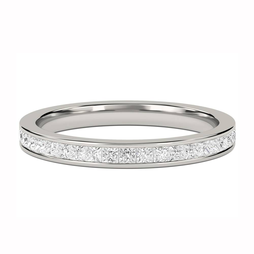0.35ct VS/FG Princess Diamond Cut Wedding Ring P