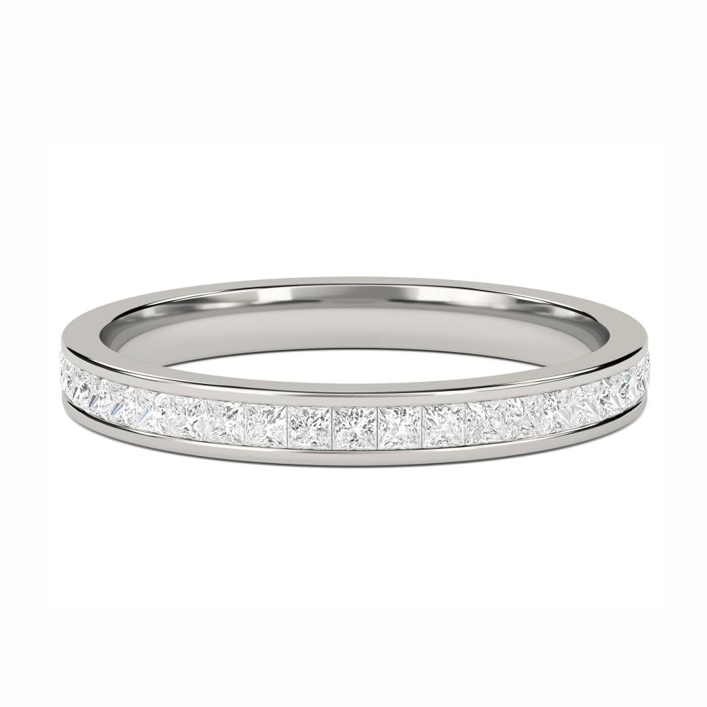 0.50ct VS/FG Princess Diamond Cut Wedding Ring P