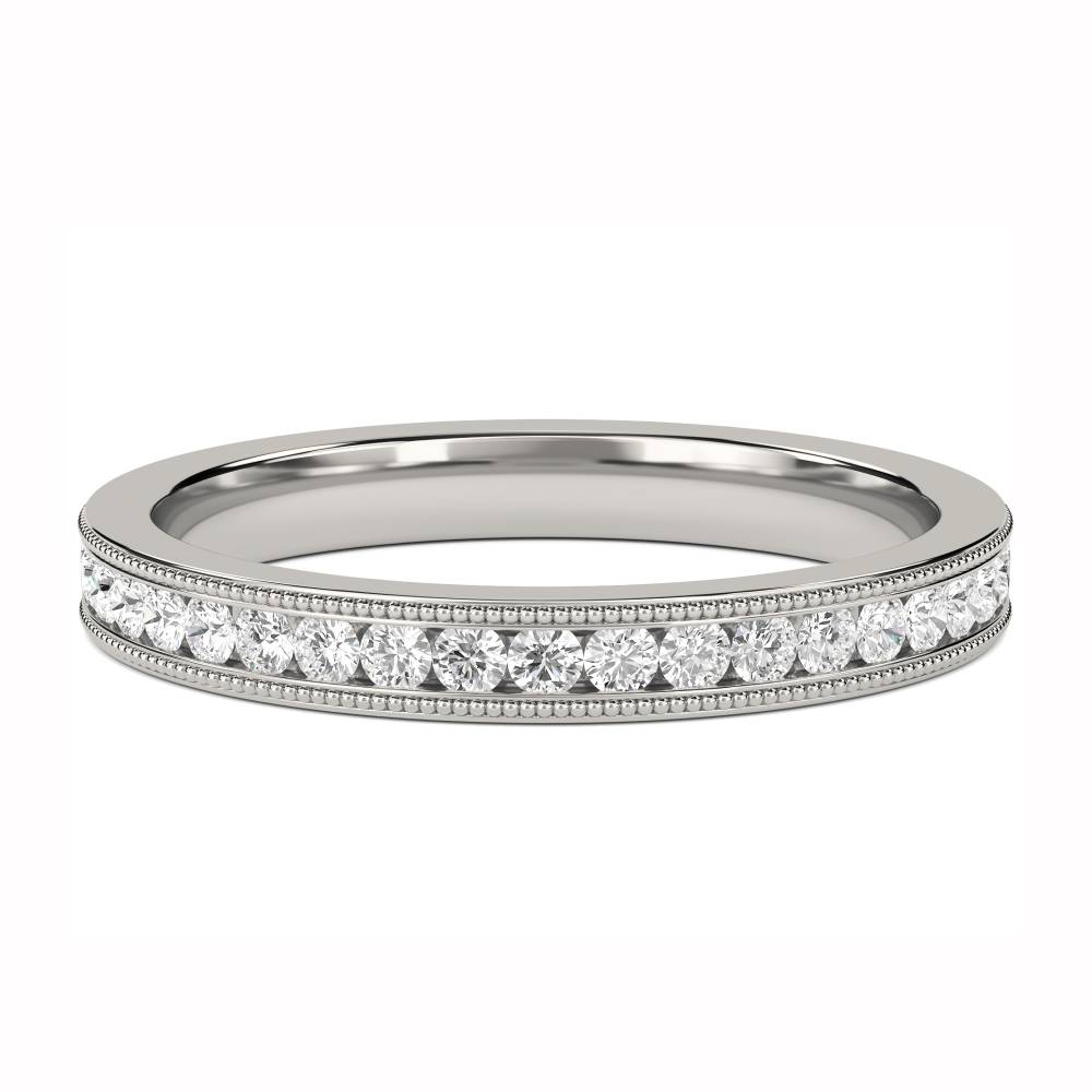 0.50ct VS/FG Round Diamond Cut Wedding Ring P