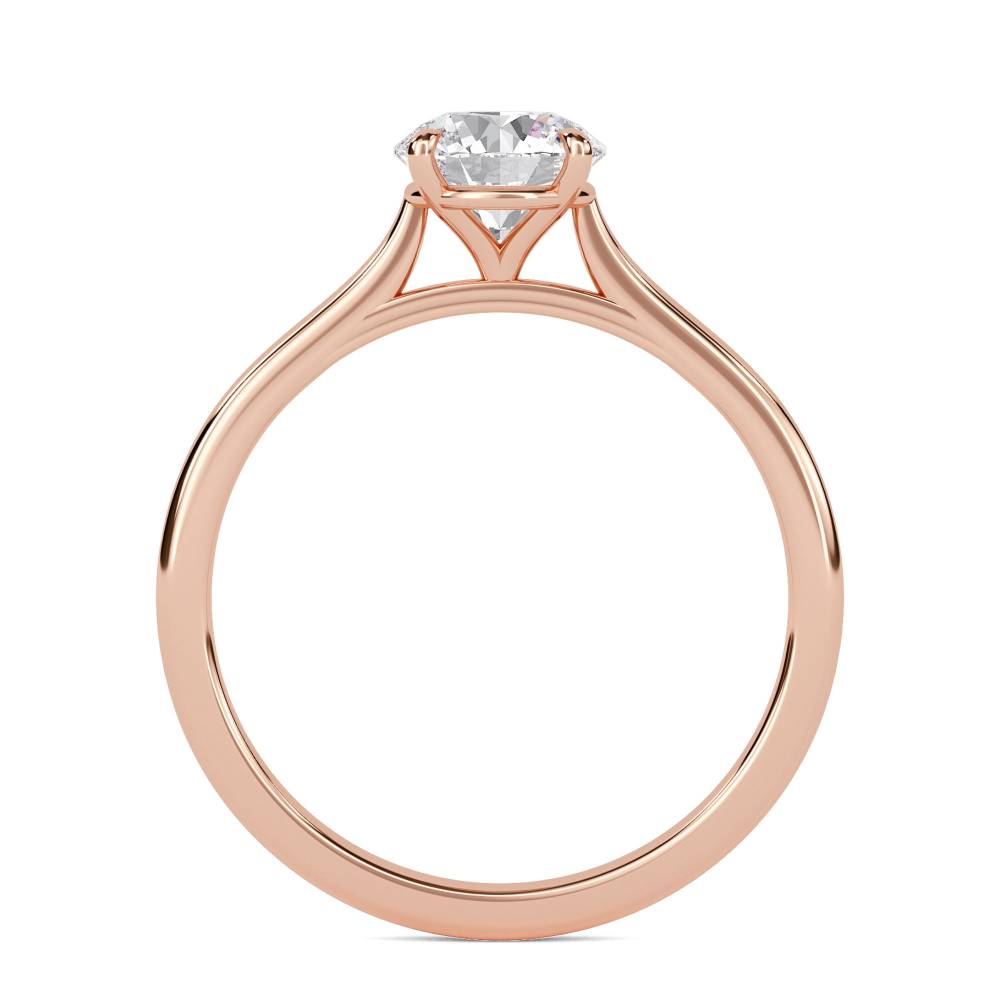 Round Diamond Solitaire Ring R
