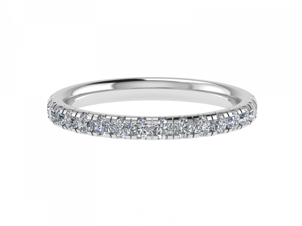0.40CT VS/GH Round Diamond Set Eternity Ring Image