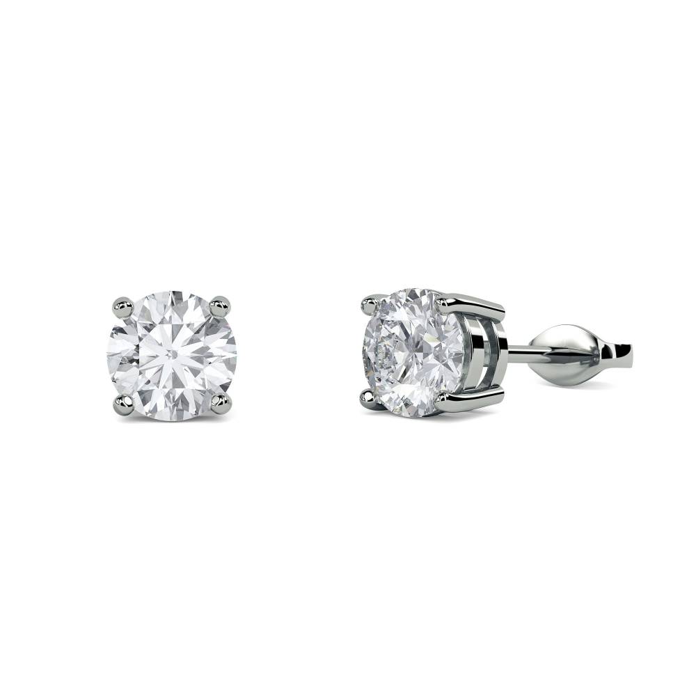 0.20ct VS/FG Round Stud Diamond Earrings W
