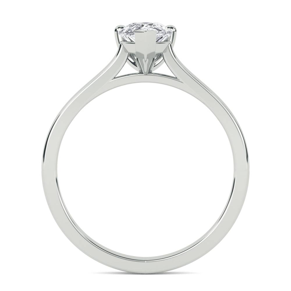 0.25ct Stylish Pear Diamond Engagement Ring W