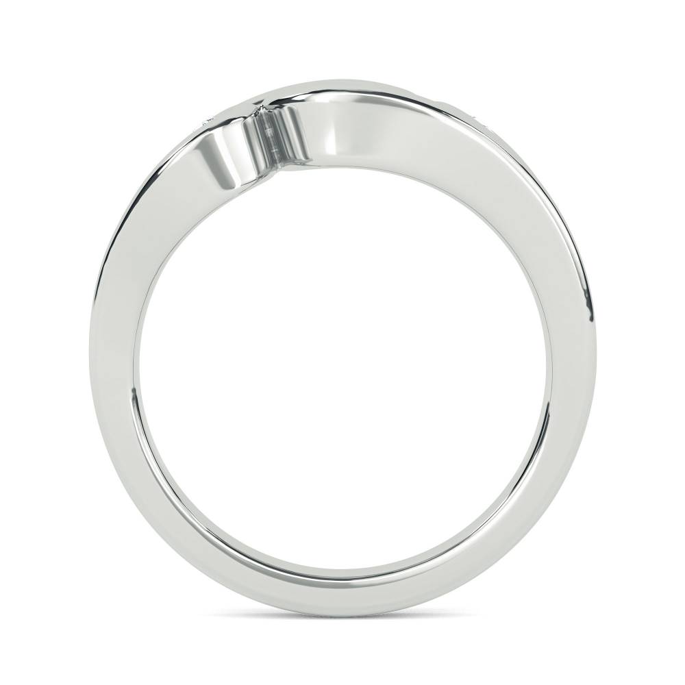 0.50ct Modern Round Diamond Bubble Trilogy Dress Ring W