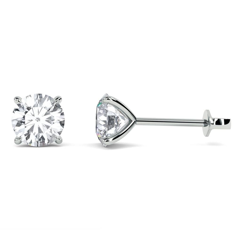 Classic Round Diamond Designer Earrings W