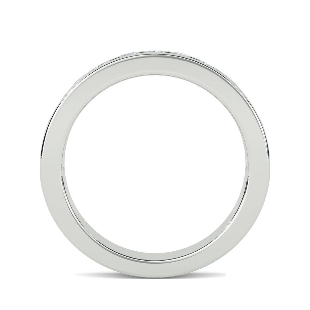 3mm Petite Round & Baguette Diamond Eternity Ring W