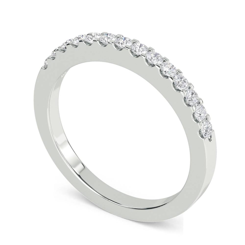 0.15ct 2mm Elegant Round Diamond Eternity Ring W