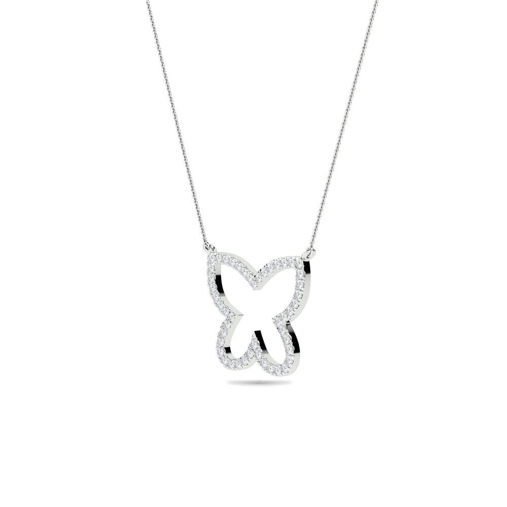 0.15ct VS/FG Round Diamond Designer Necklace W