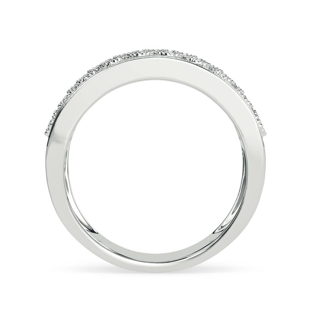 9.5mm Round Diamond Multi Row Dress Ring W