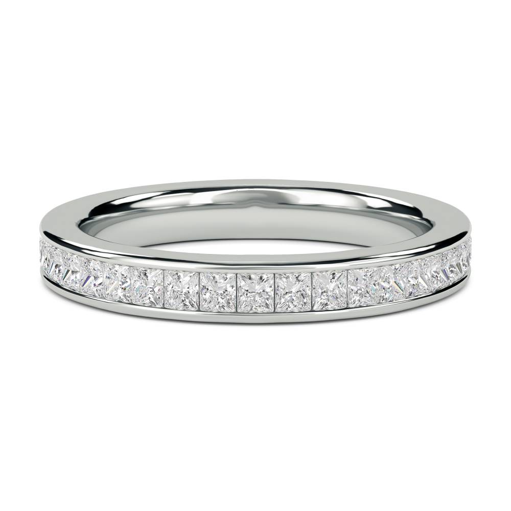 Princess Diamond Half Eternity Ring W