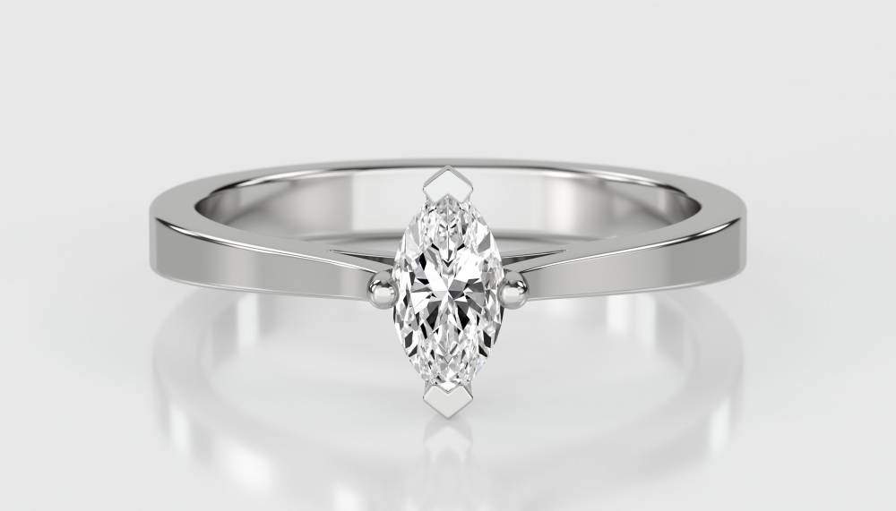 Marquise Diamond Engagement Ring W