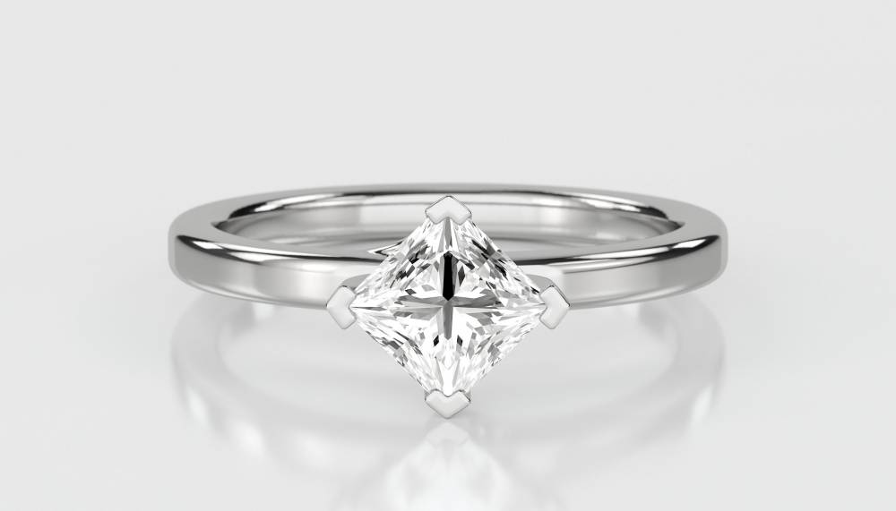 Princess Diamond Engagement Ring W