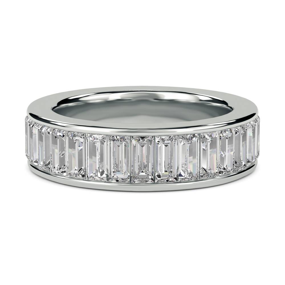 Elegant Baguette Diamond Full Eternity Ring W