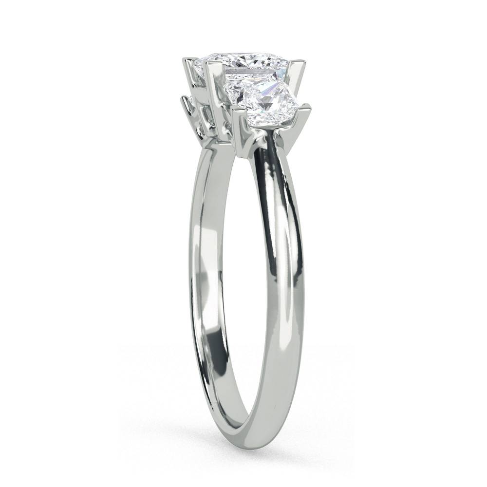 DHT3X101 Classic Princess Diamond Trilogy Ring W