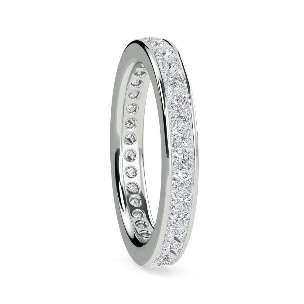 1.50ct Elegant Princess Diamond Full Eternity Ring W