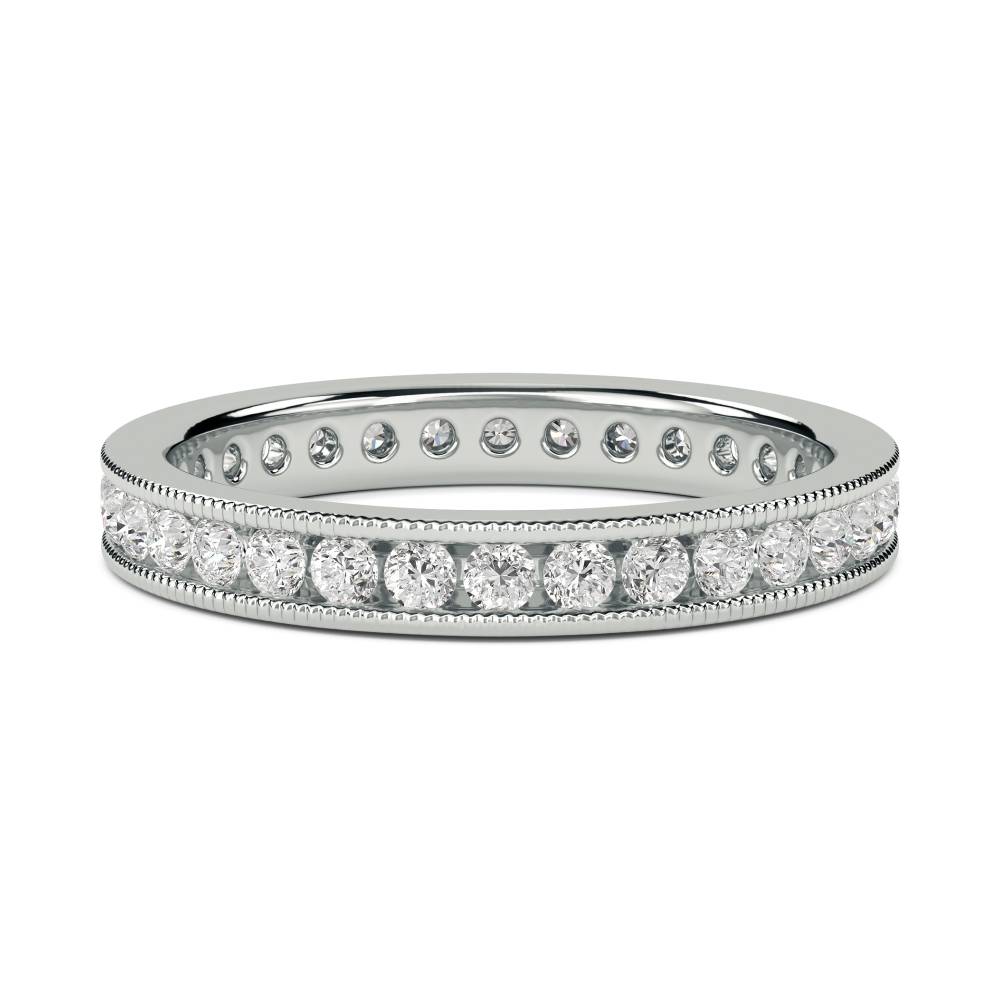 3mm Elegant Round Diamond Full Eternity Ring W