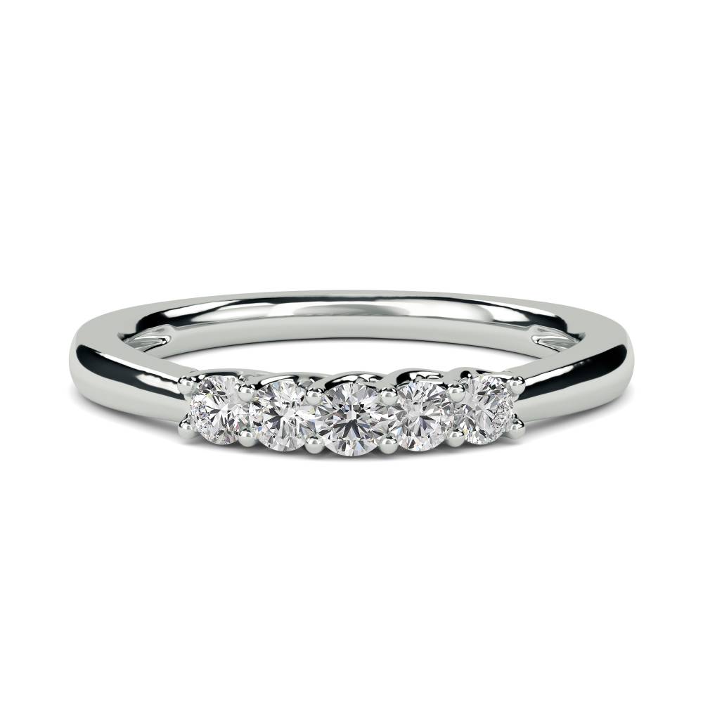 0.25ct Elegant Round Diamond Eternity Ring P
