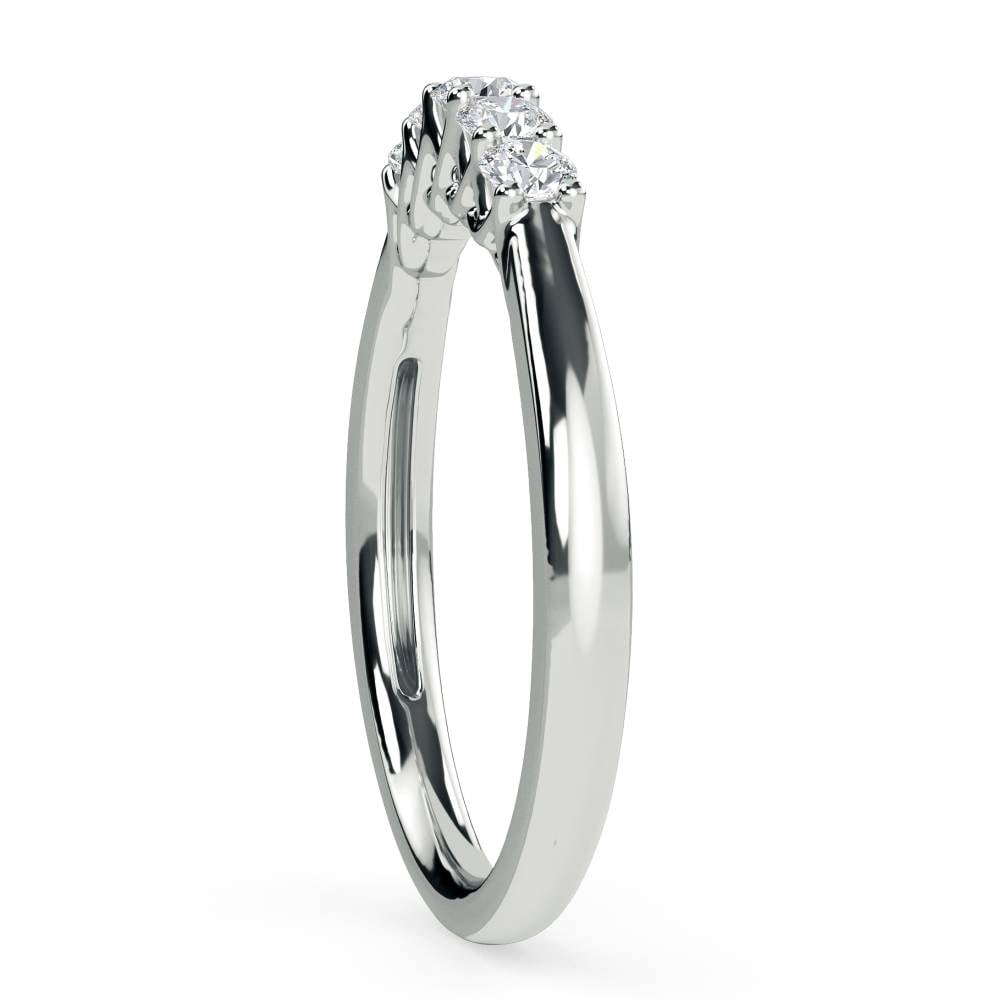 0.25ct Elegant Round Diamond Eternity Ring P