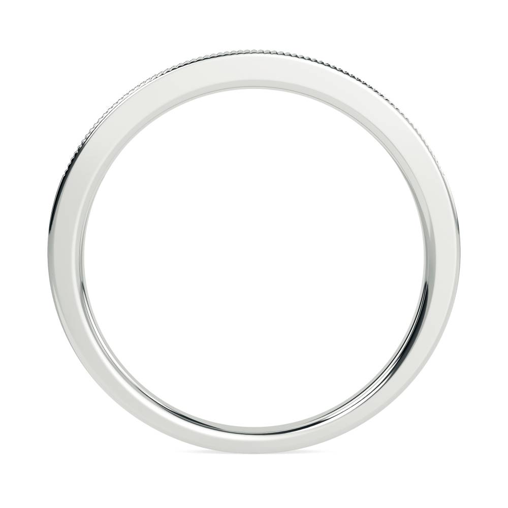 3mm Milgrain Round Diamond Eternity Ring W